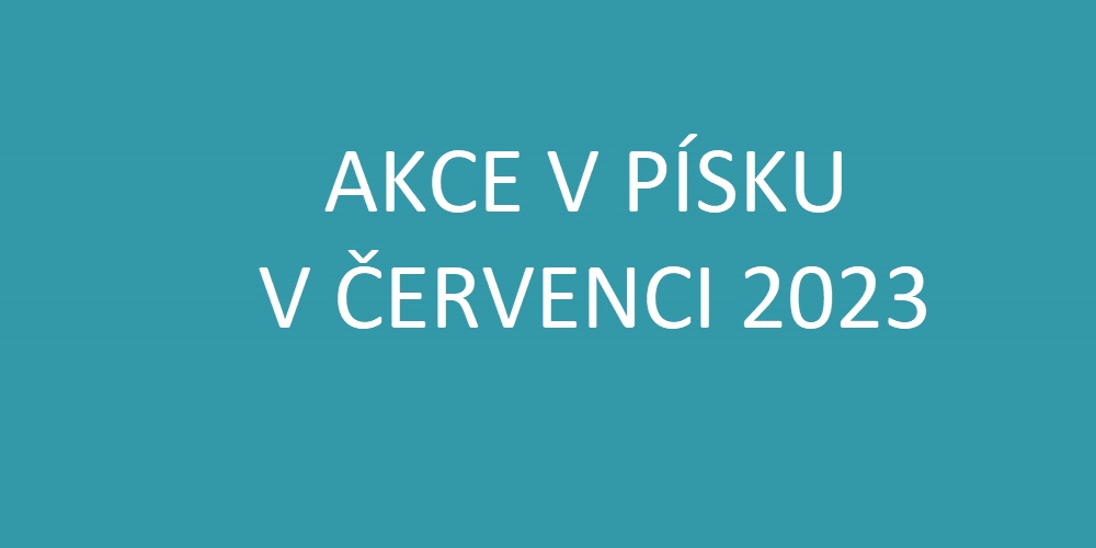 akce v červenci 2023