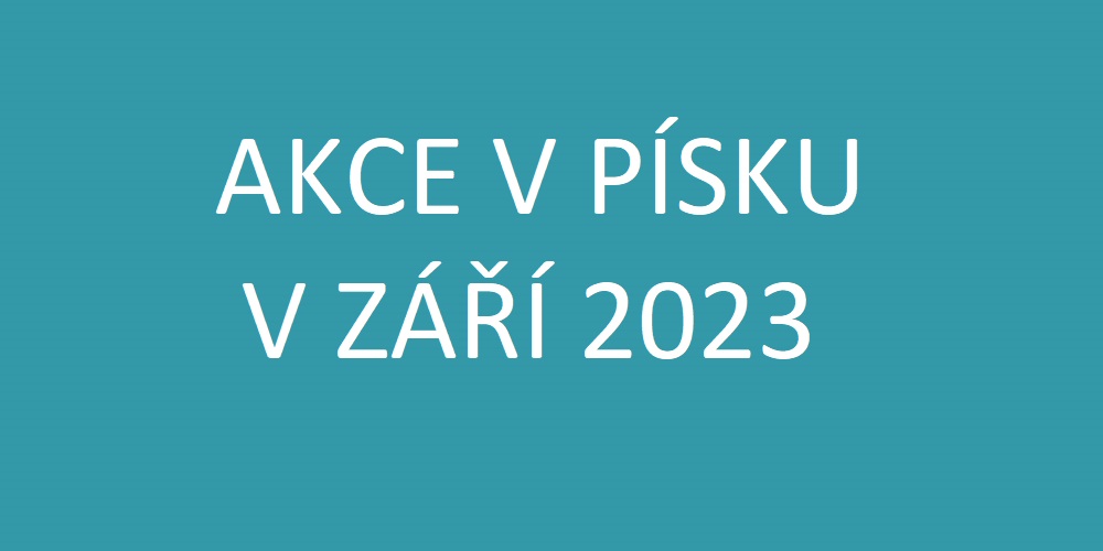 AKCE V ZÁŘÍ 2023