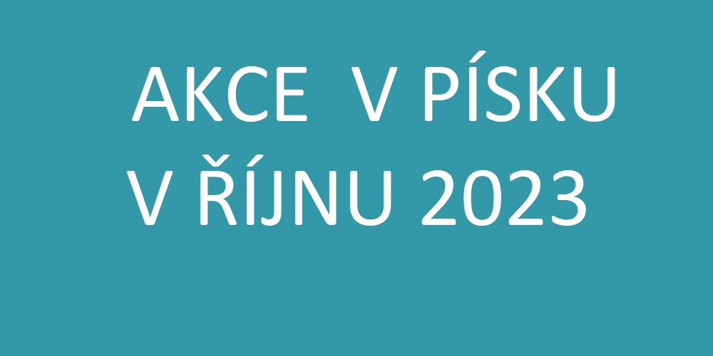 říjen akce v Písku