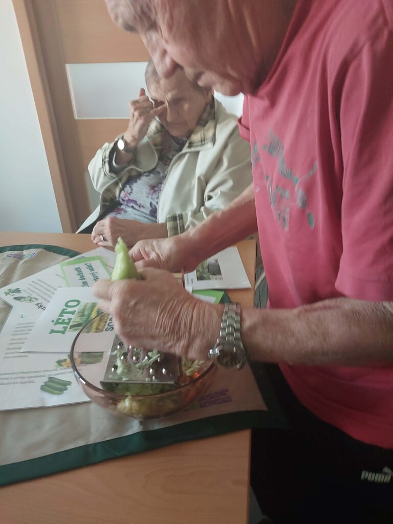 strouhání okurky