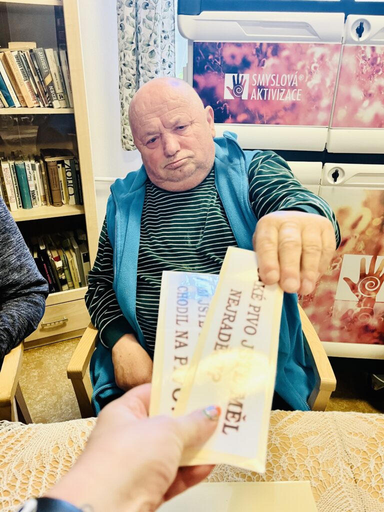 Klient losuje otázku na téma pivo