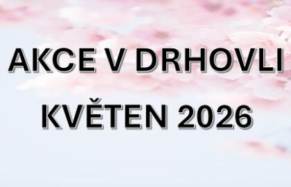 Obrázek s nápisem Akce v květnu