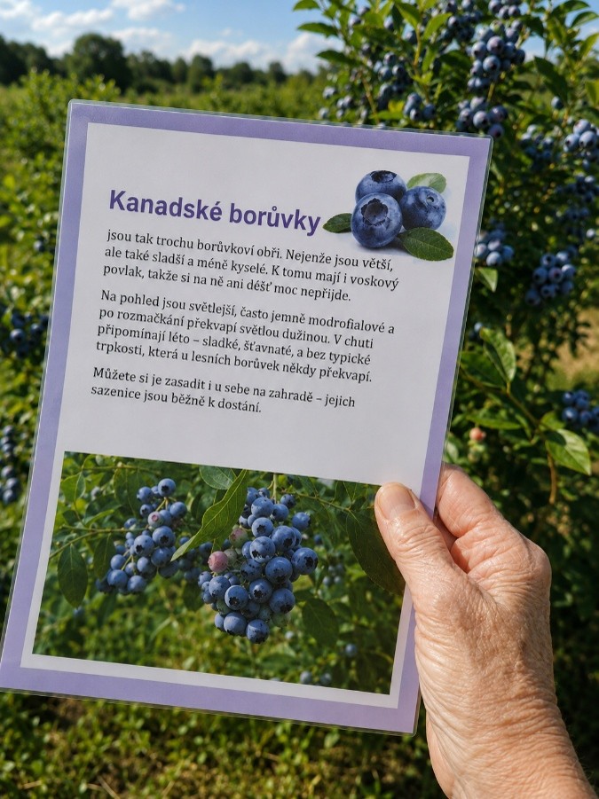 informace o borůvkách